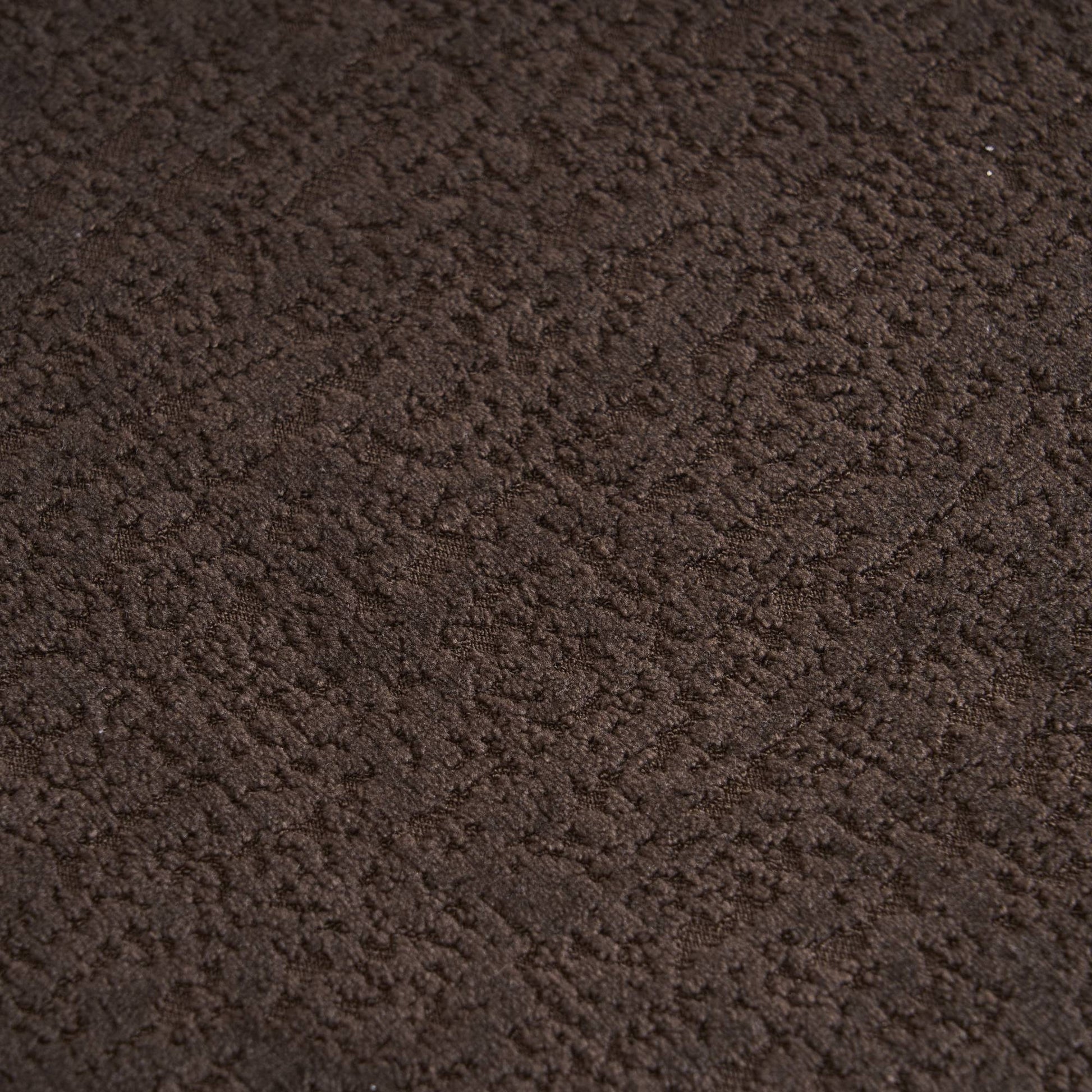 Chenille Spring-Core Compression Sectional — 4-Seat, 99"W — Brown