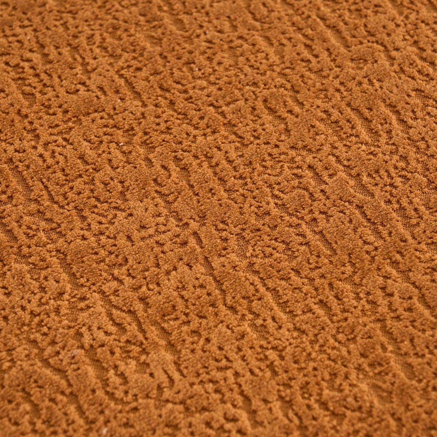 Chenille Spring-Core Compression Sectional — 4-Seat, 99"W — Orange