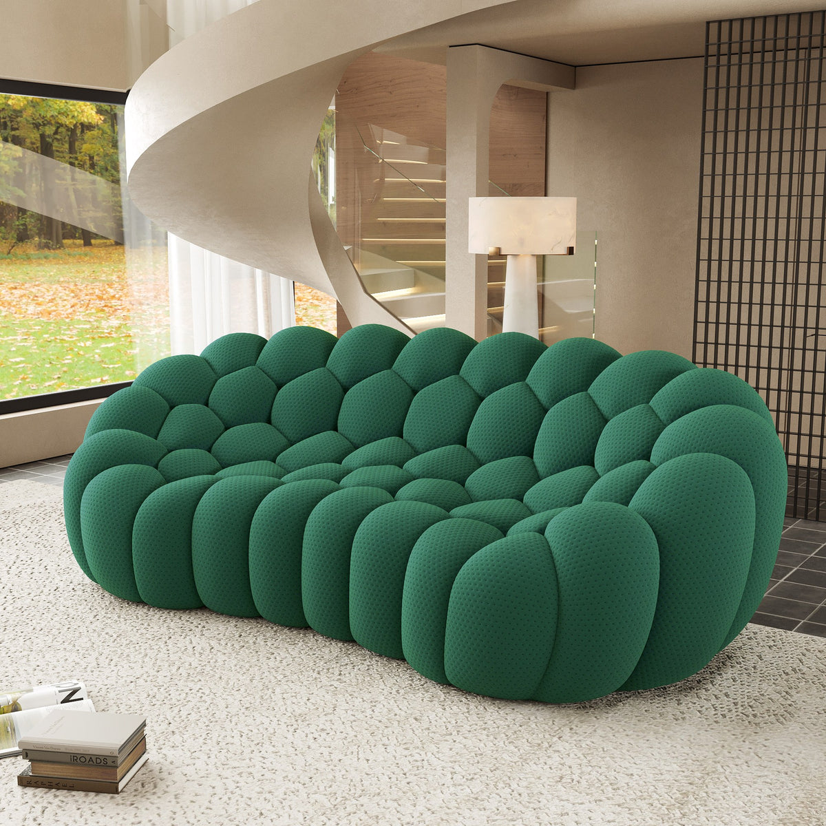 Boneless Couch — 2/3-Seat — Green / 3-Seat