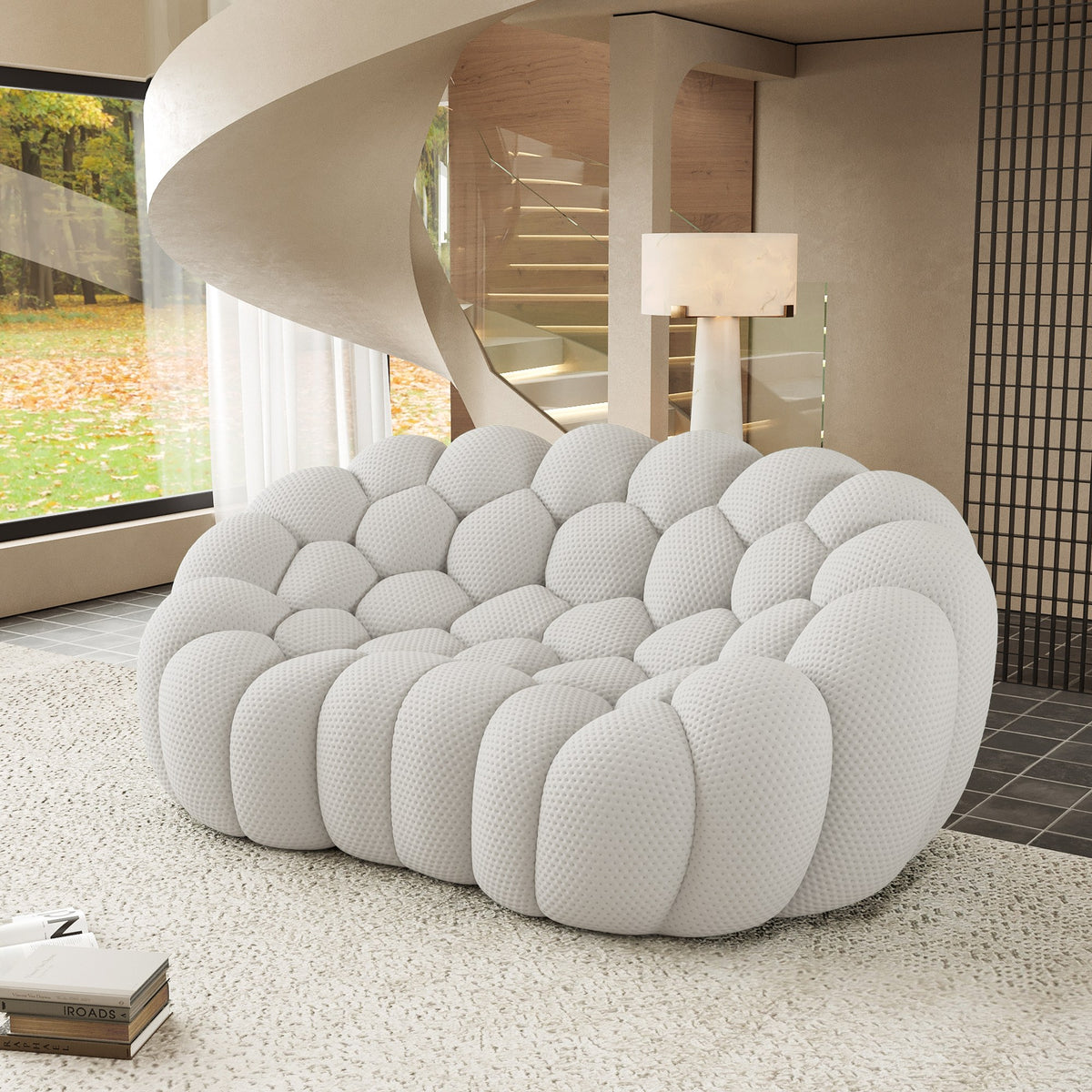 Boneless Couch — 2/3-Seat — Light Grey / 2-Seat