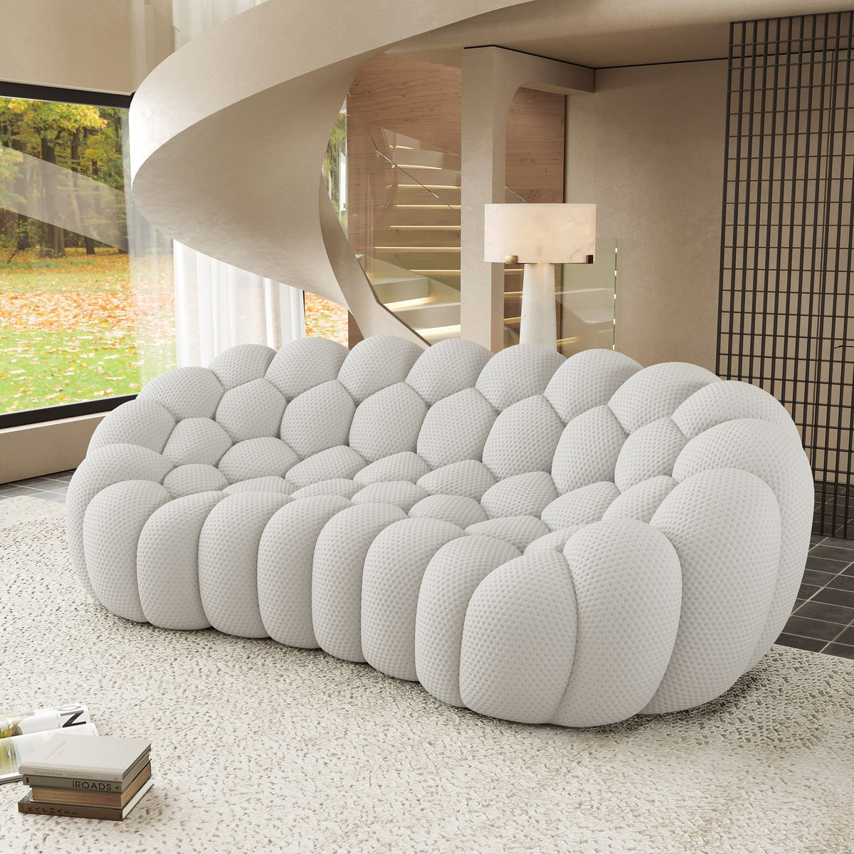Boneless Couch — 2/3-Seat — Light Grey / 3-Seat