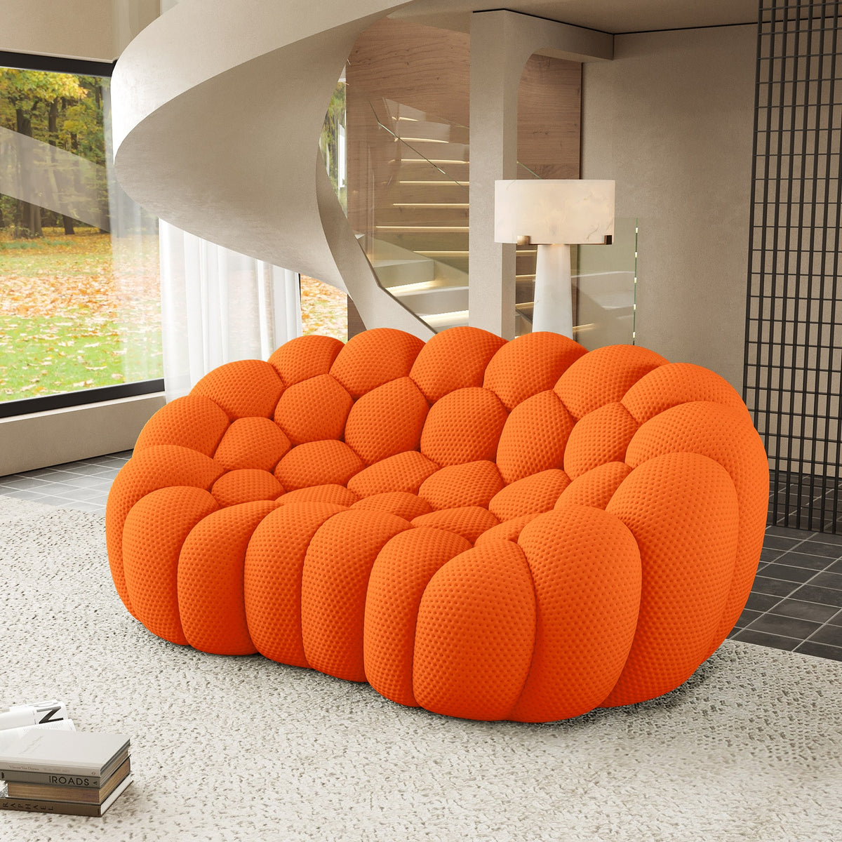 Boneless Couch — 2/3-Seat — Orange / 2-Seat