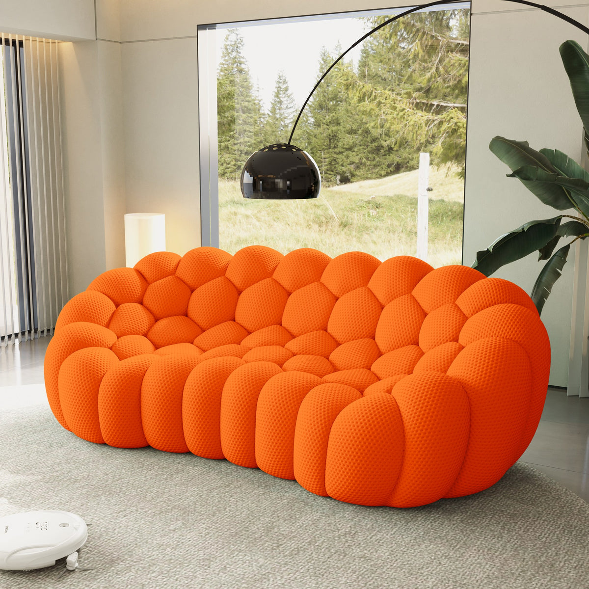 Boneless Couch — 2/3-Seat — Orange / 3-Seat