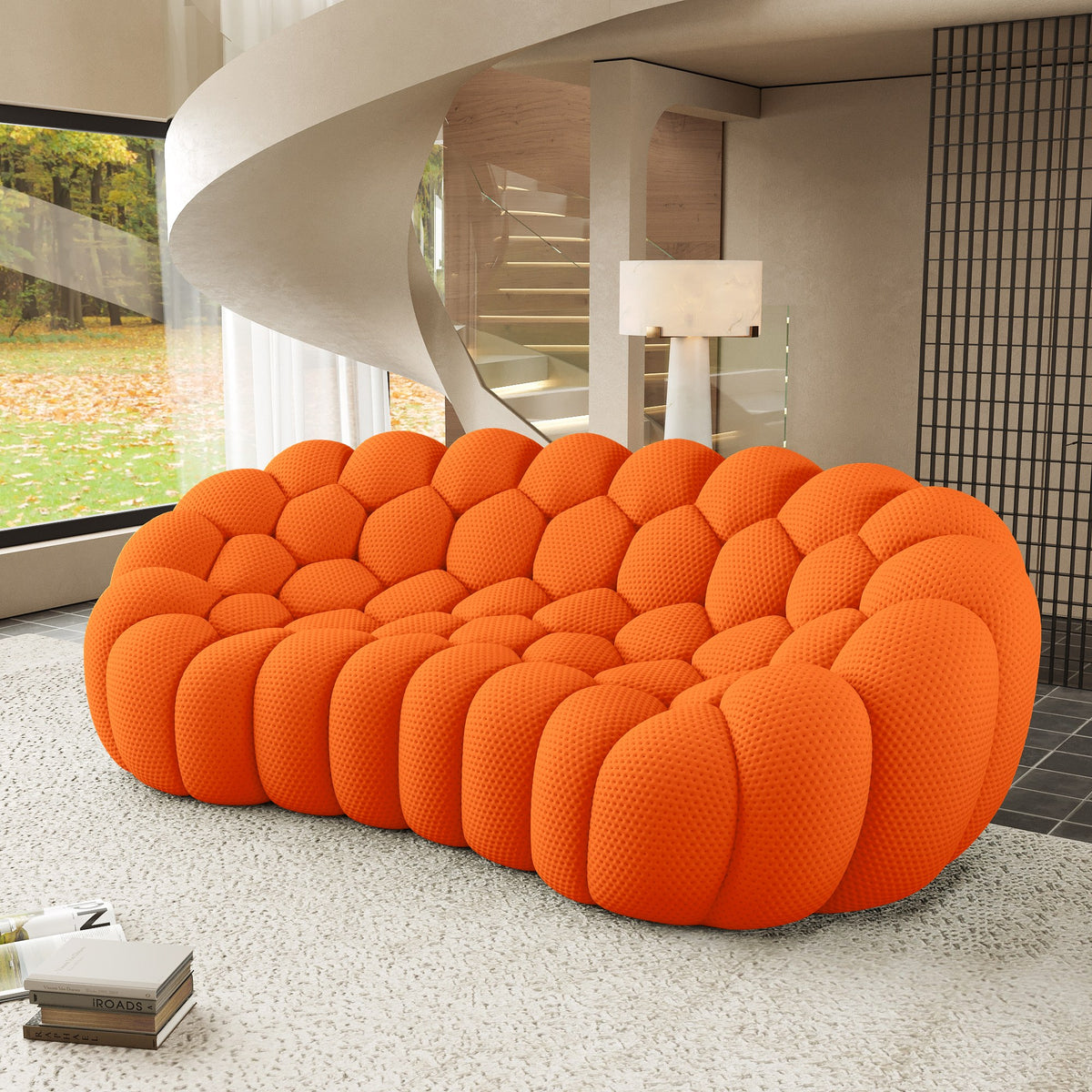 Boneless Couch — 2/3-Seat — Orange / 3-Seat