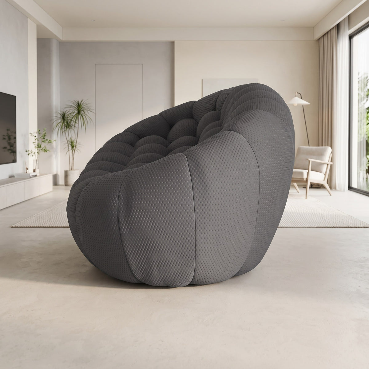 Boneless Sectional — 1/2/3-Seat — Dark Grey / 1-Seat