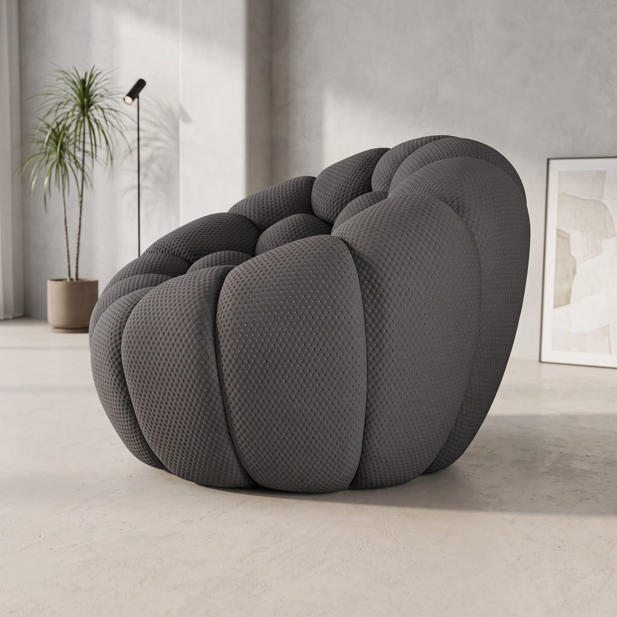 Boneless Sectional — 1/2/3-Seat — Dark Grey / 1-Seat