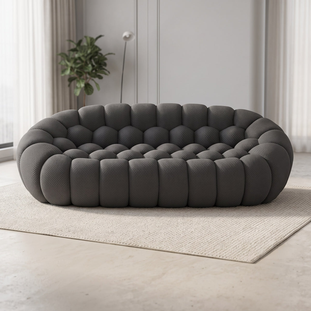 Boneless Sectional — 1/2/3-Seat — Dark Grey / 3-Seat