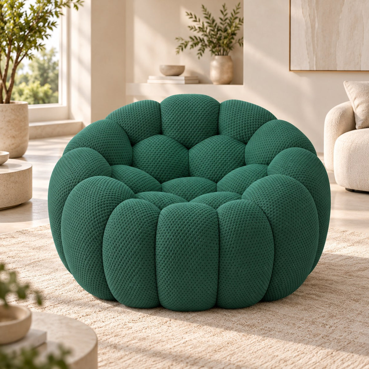Boneless Sectional — 1/2/3-Seat — Green / 1-Seat