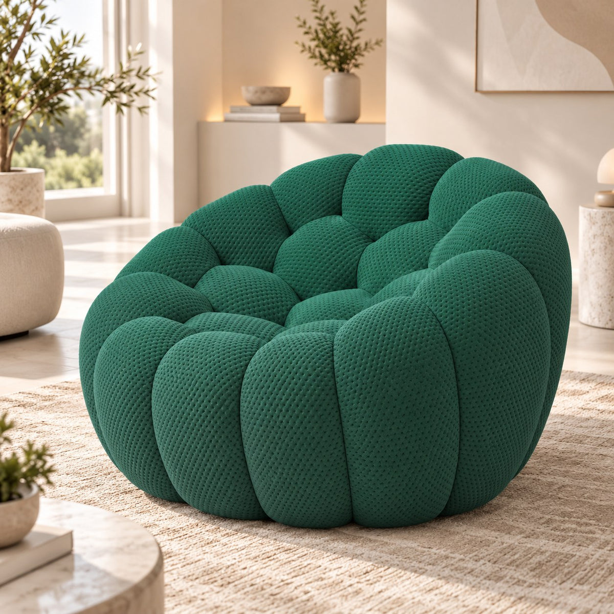 Boneless Sectional — 1/2/3-Seat — Green / 1-Seat