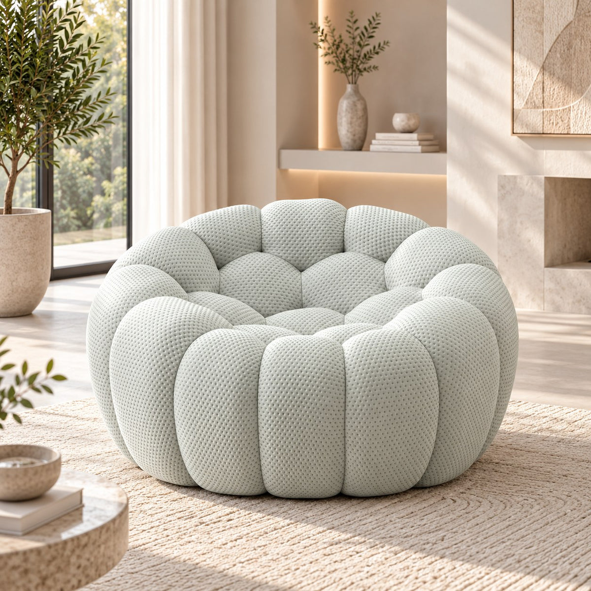 Boneless Sectional — 1/2/3-Seat — Light Grey / 1-Seat