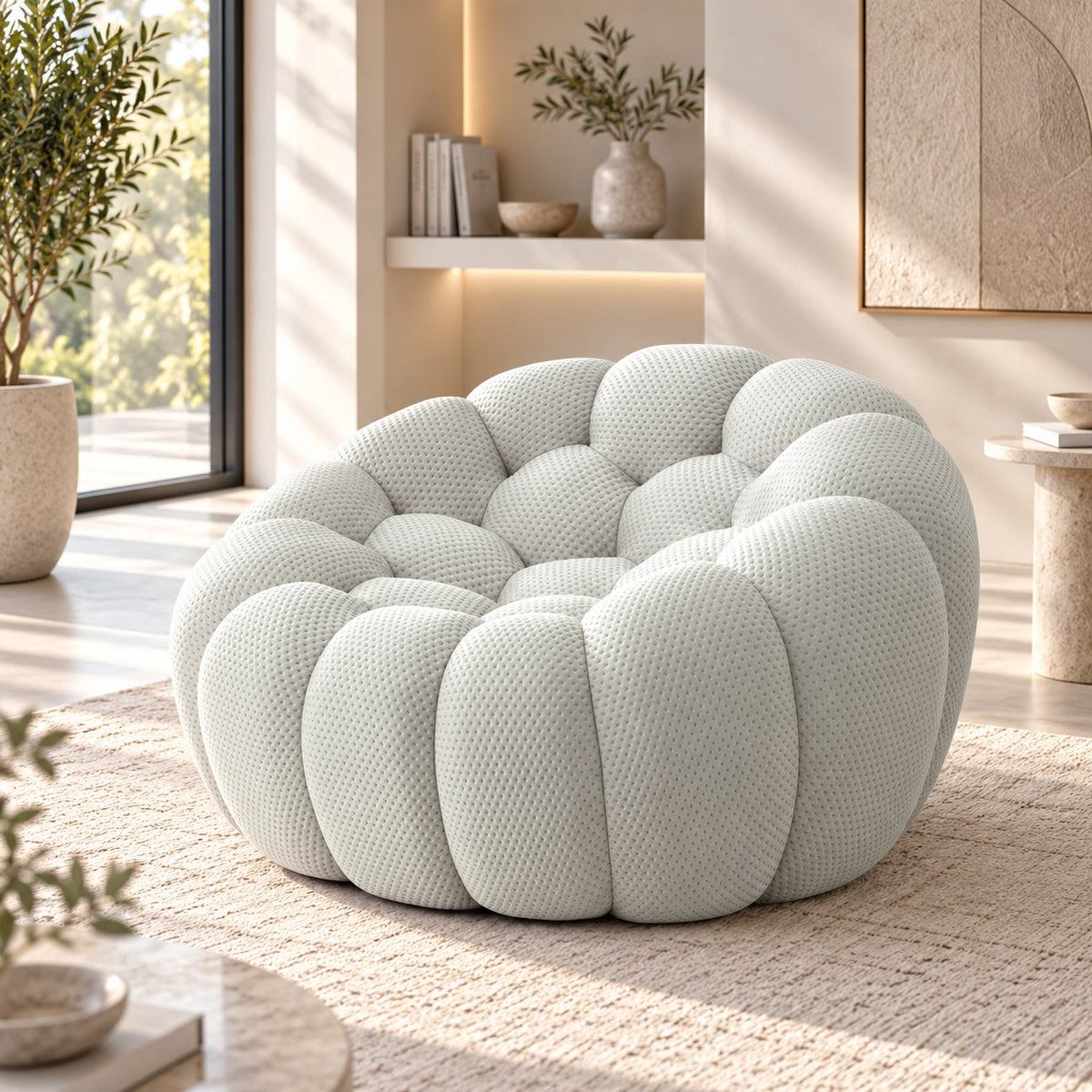 Boneless Sectional — 1/2/3-Seat — Light Grey / 1-Seat