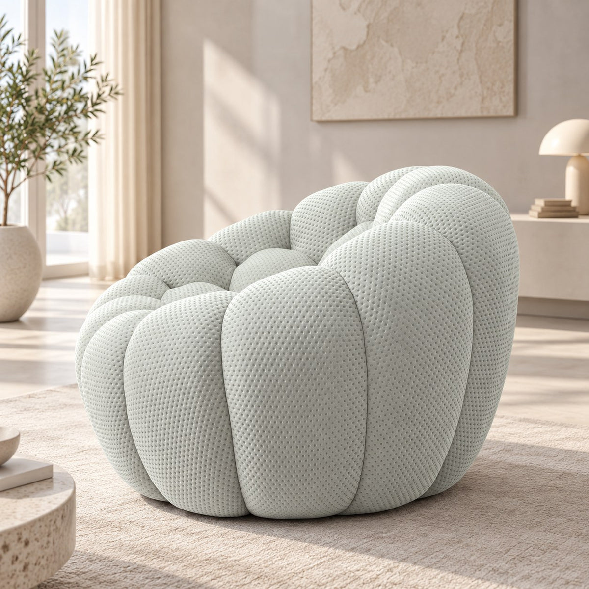 Boneless Sectional — 1/2/3-Seat — Light Grey / 1-Seat