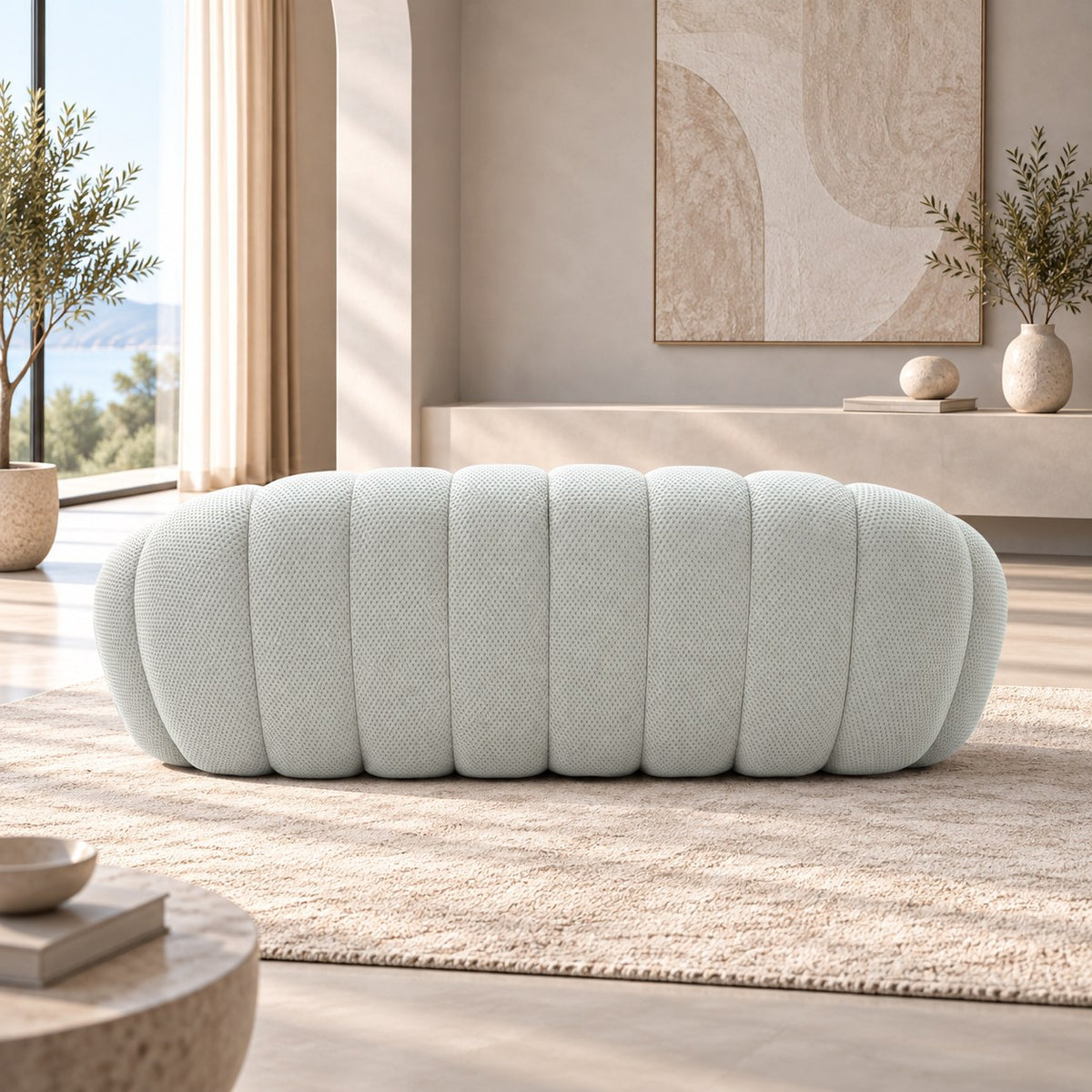 Boneless Sectional — 1/2/3-Seat — Light Grey / 3-Seat