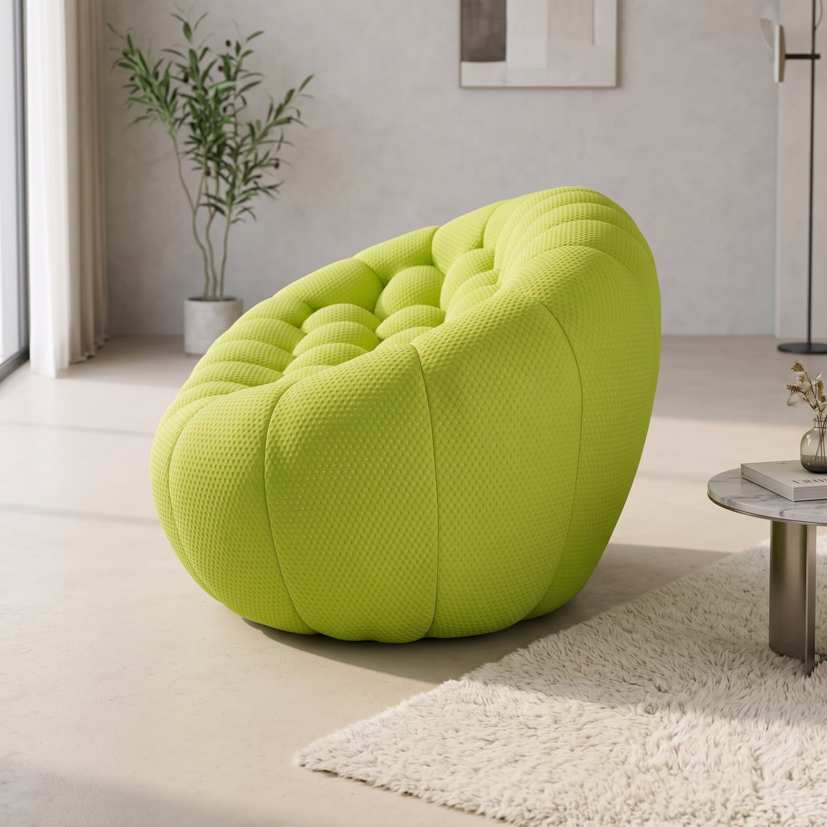 Boneless Sectional — 1/2/3-Seat — Lime Green / 1-Seat