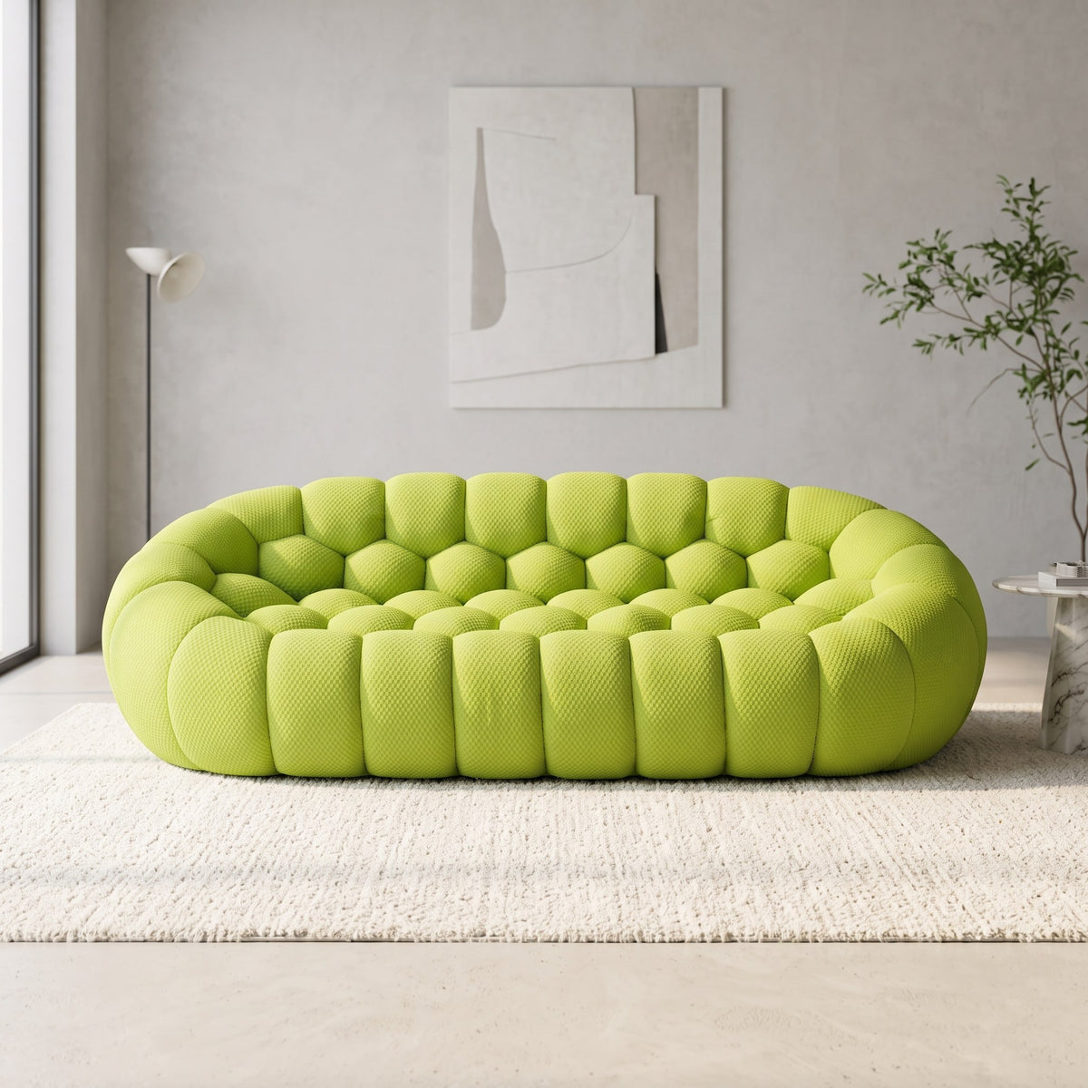 Boneless Sectional — 1/2/3-Seat — Lime Green / 3-Seat