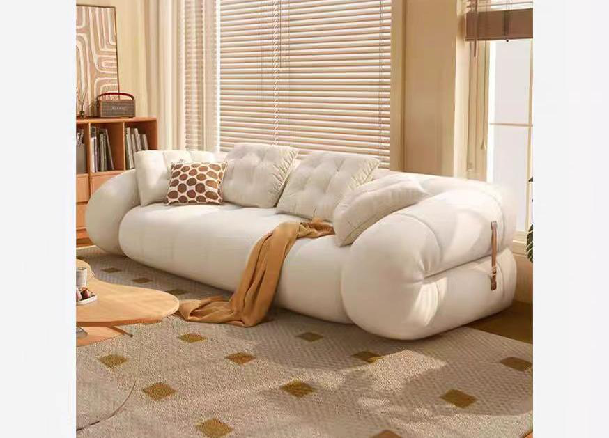 Boneless corduroy fold-out sofa bed