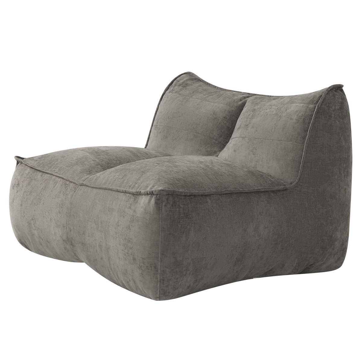 Corduroy Boneless Couch — 2/3-Seat — Dark Brown / 2-Seat