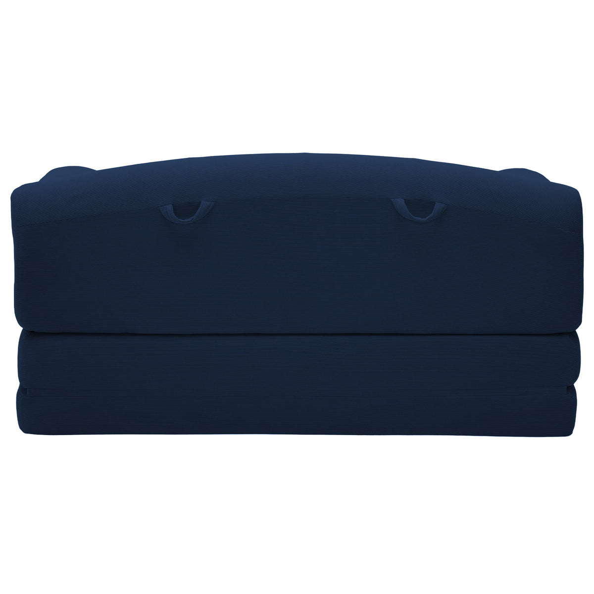 Corduroy Boneless Sofa Bed — 2-Seat, 57"W — Blue