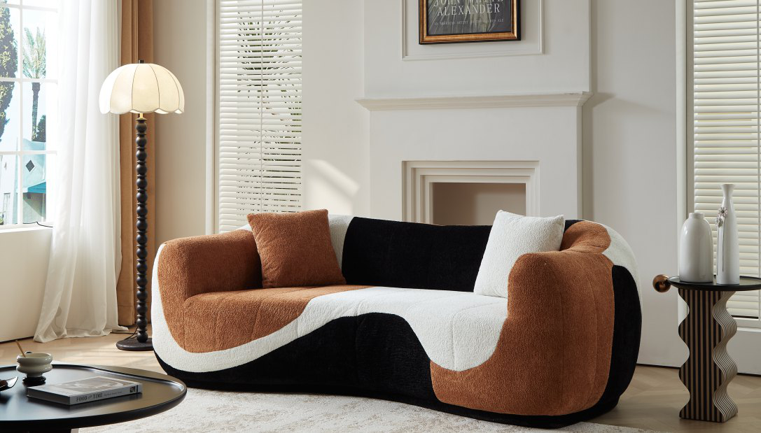 The Agate — Curved Boneless Sofa