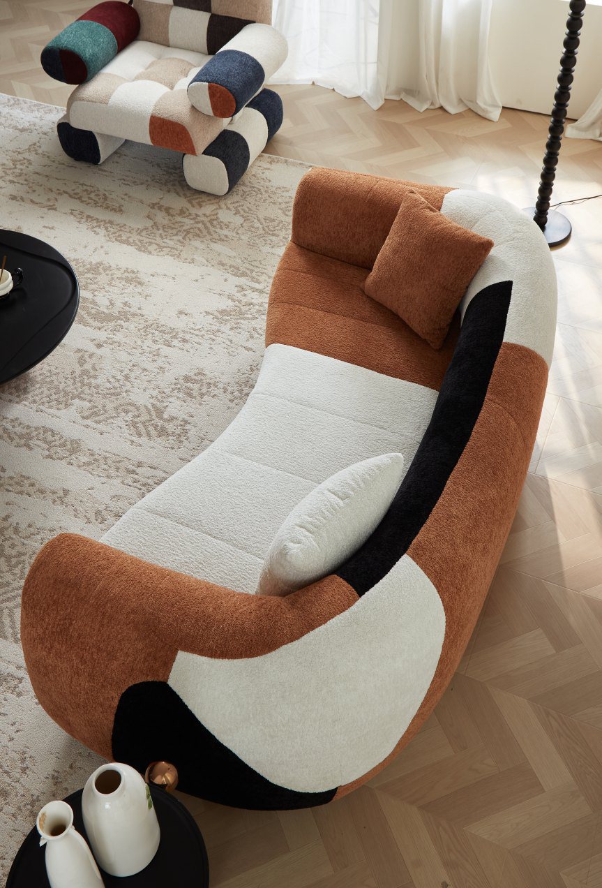 The Agate — Curved Boneless Sofa