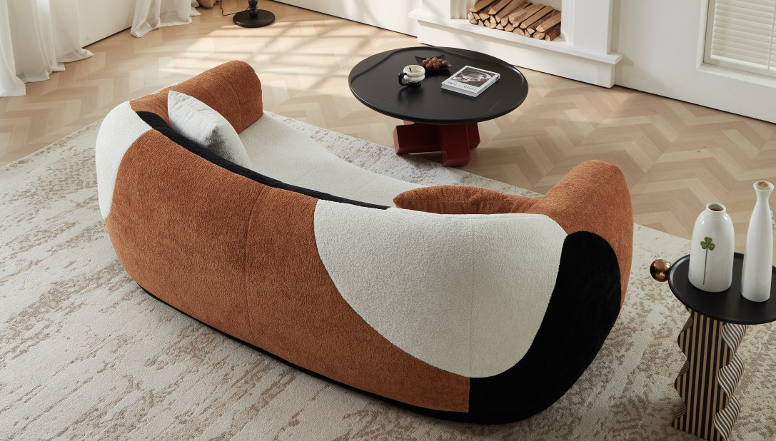 The Agate — Curved Boneless Sofa