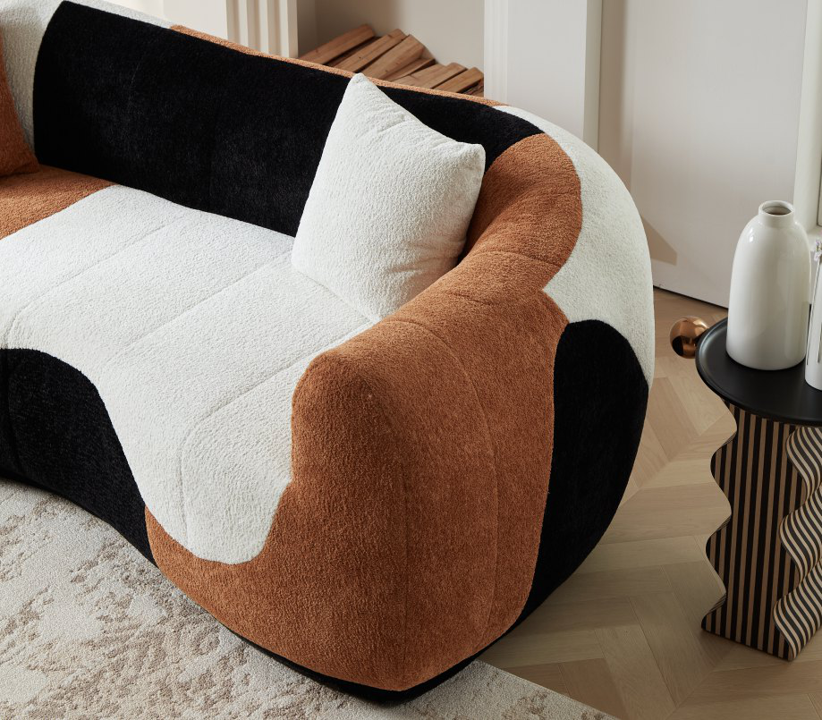 The Agate — Curved Boneless Sofa