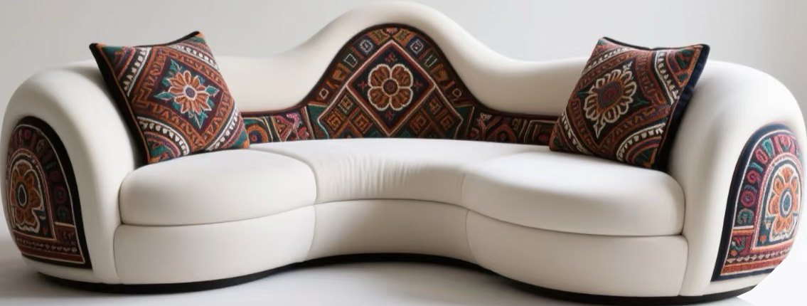 The Mesa — Curved Boneless Sofa