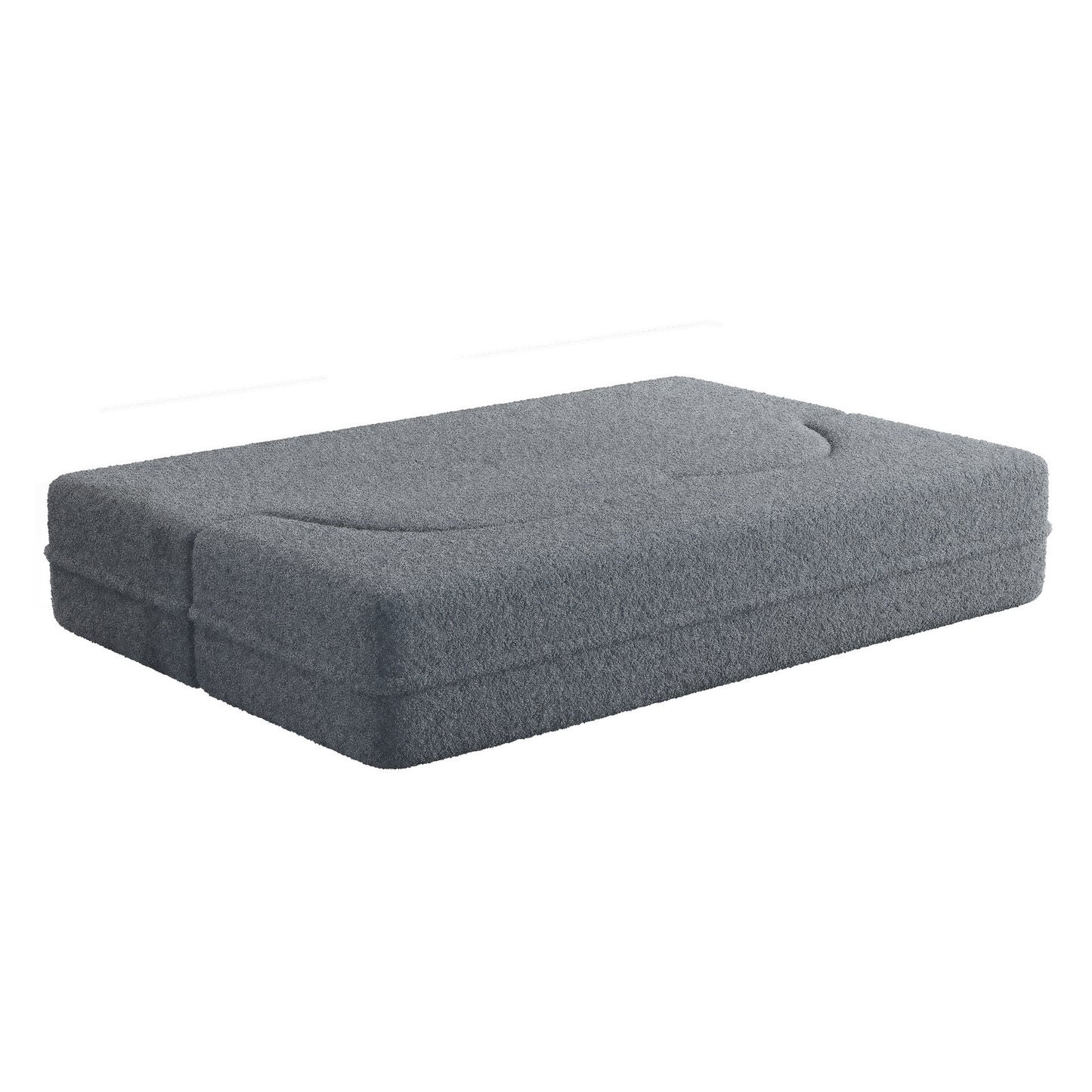 Corduroy Compression Loveseat — 2-Seat, 78"W — Grey