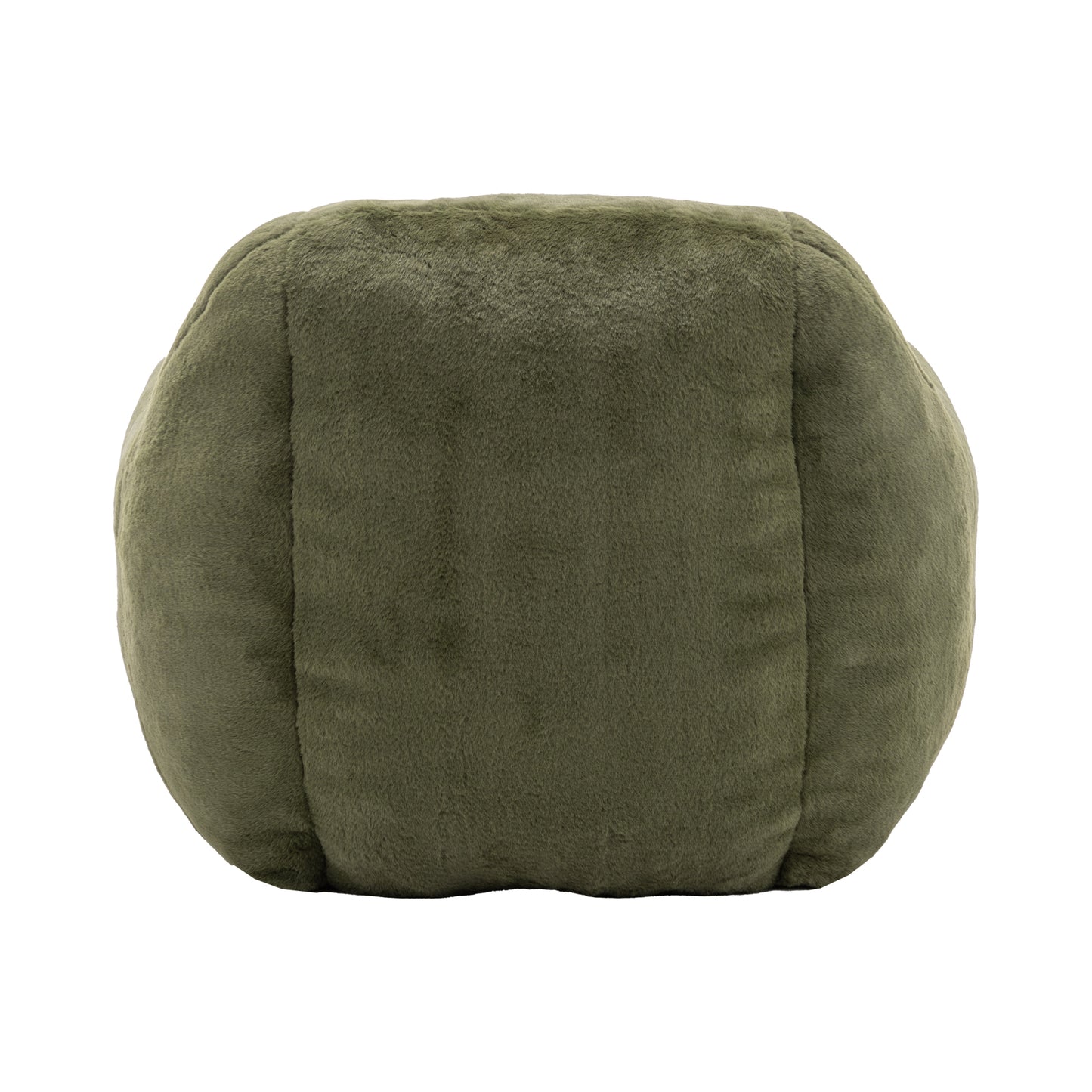 Faux Fur Compression Accent Chair — 1-Seat, 42"W — Green / 1-Seat
