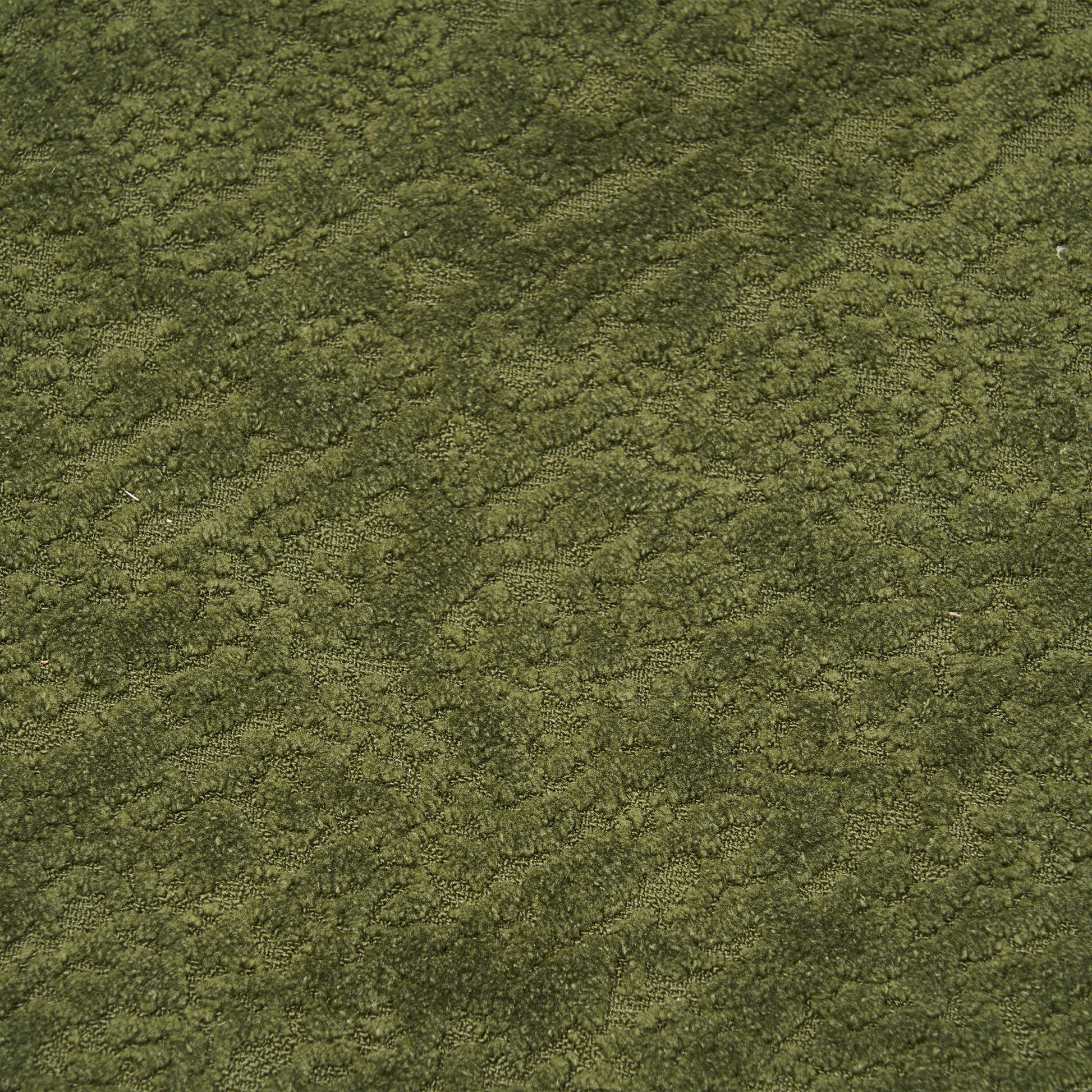 Chenille Spring-Core Compression Sofa — 4-Seat, 110"W — Green