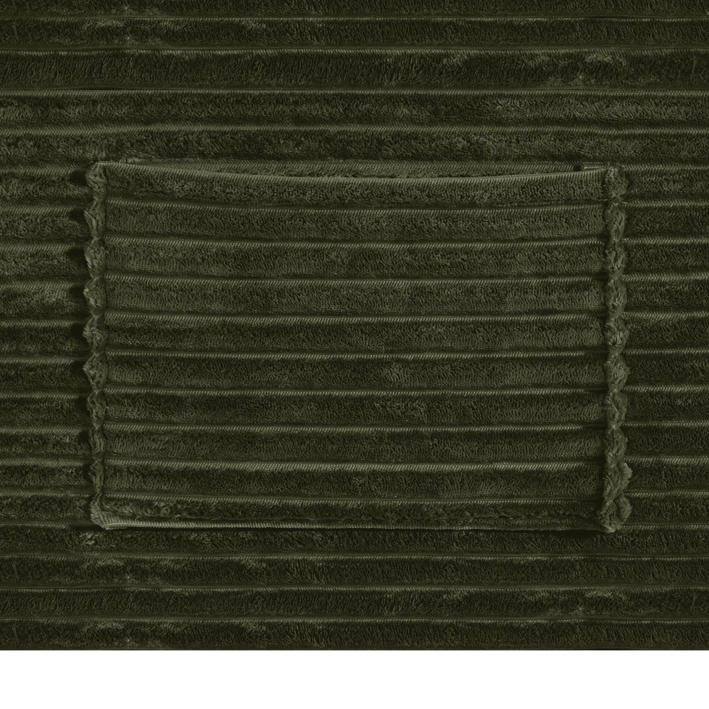 Corduroy Compression Sofa — 5-Seat, 134"W — Green