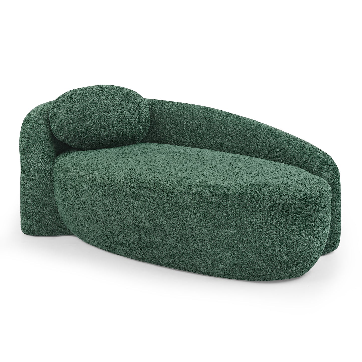 Fabric Compression Sofa — 1-Seat — Green