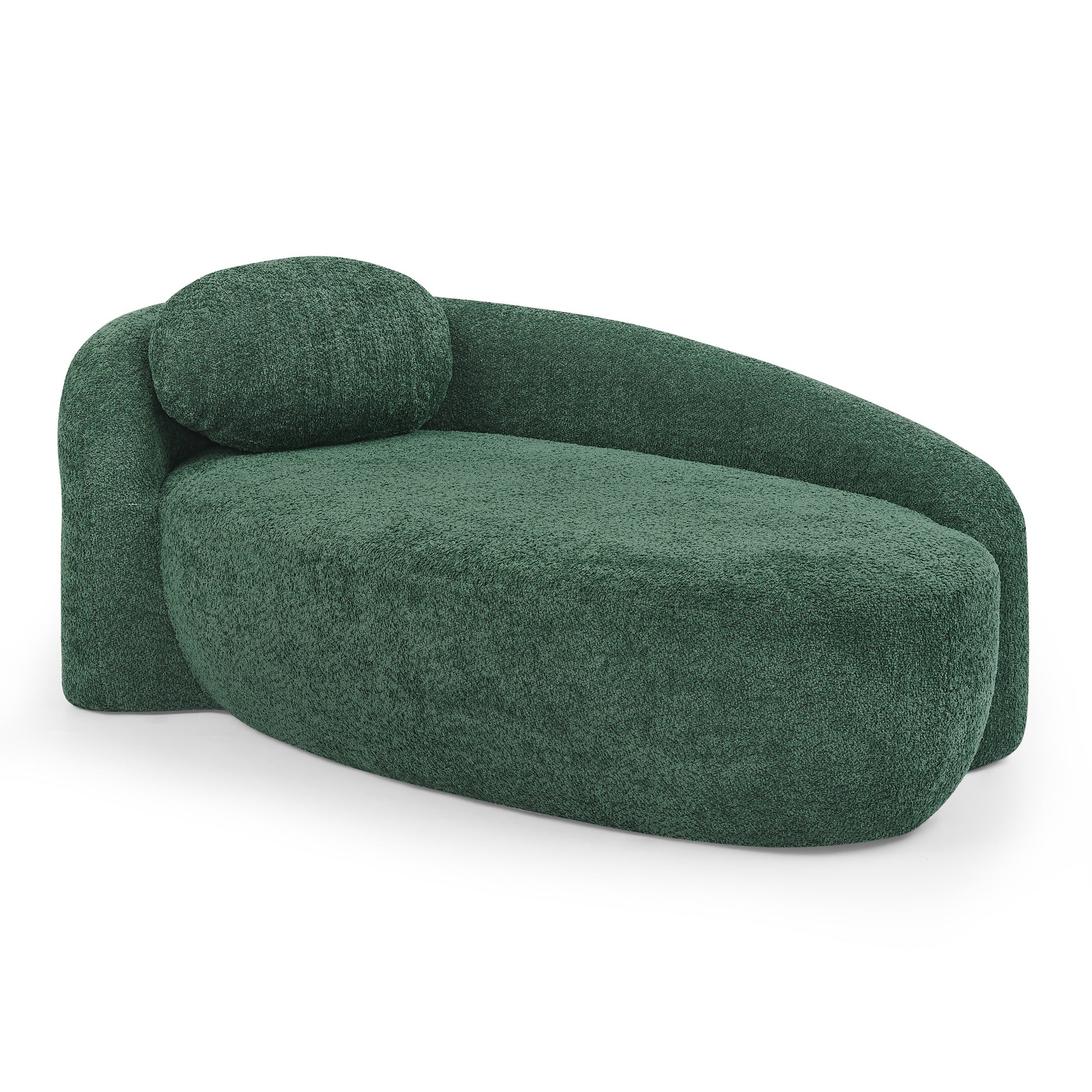 Fabric Compression Sofa — 1-Seat — Green