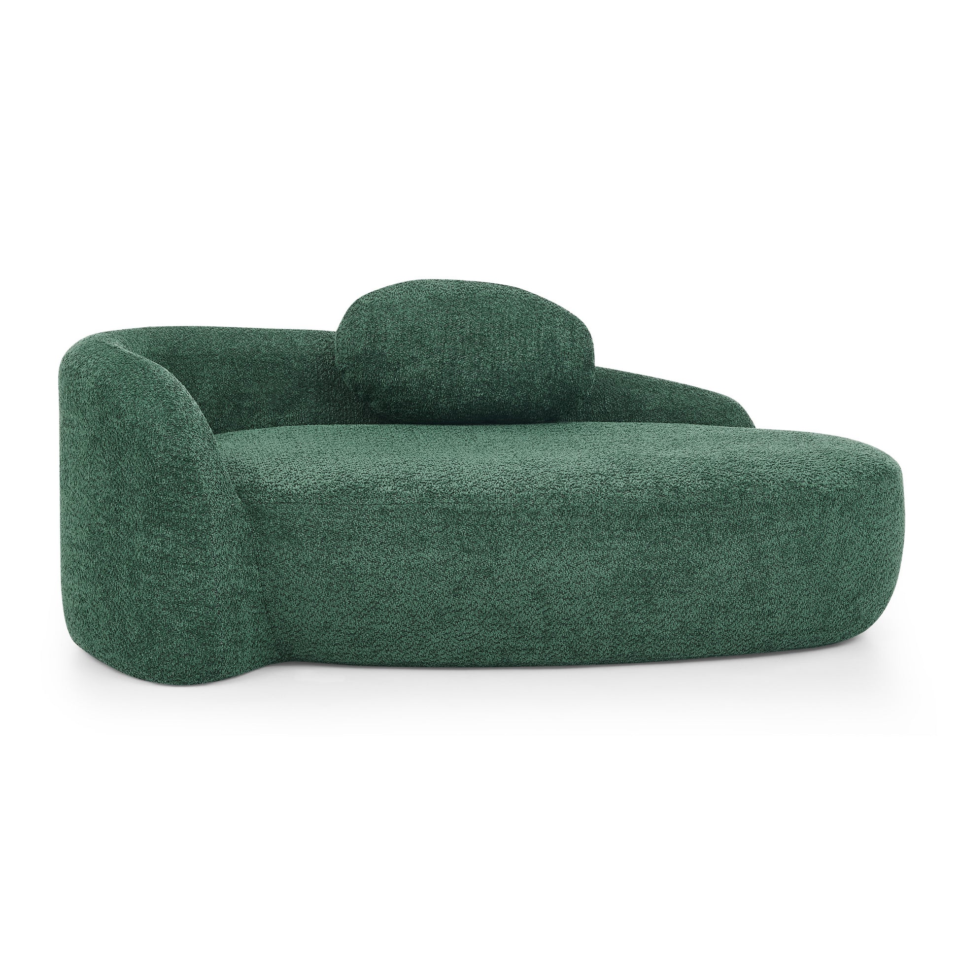 Fabric Compression Sofa — 1-Seat — Green