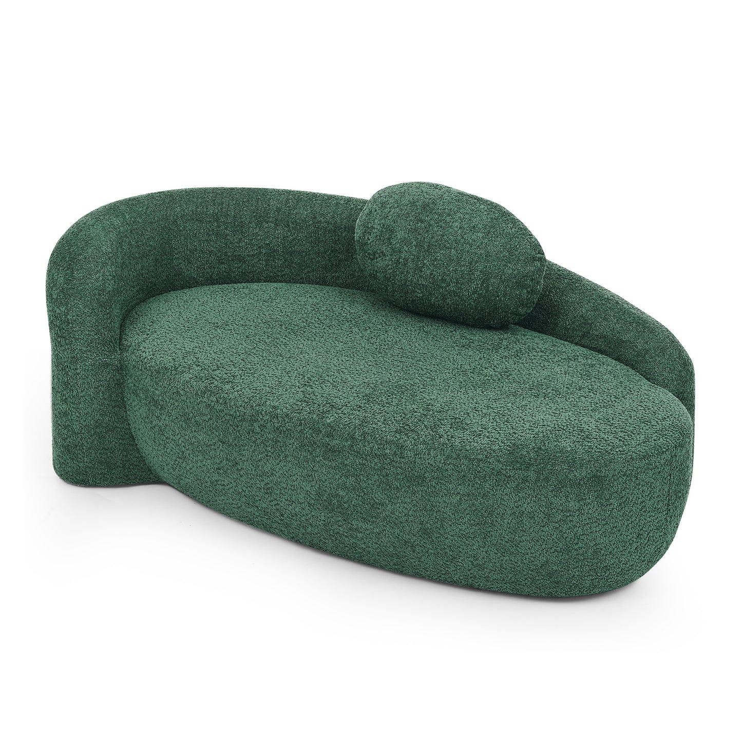 Fabric Compression Sofa — 1-Seat — Green