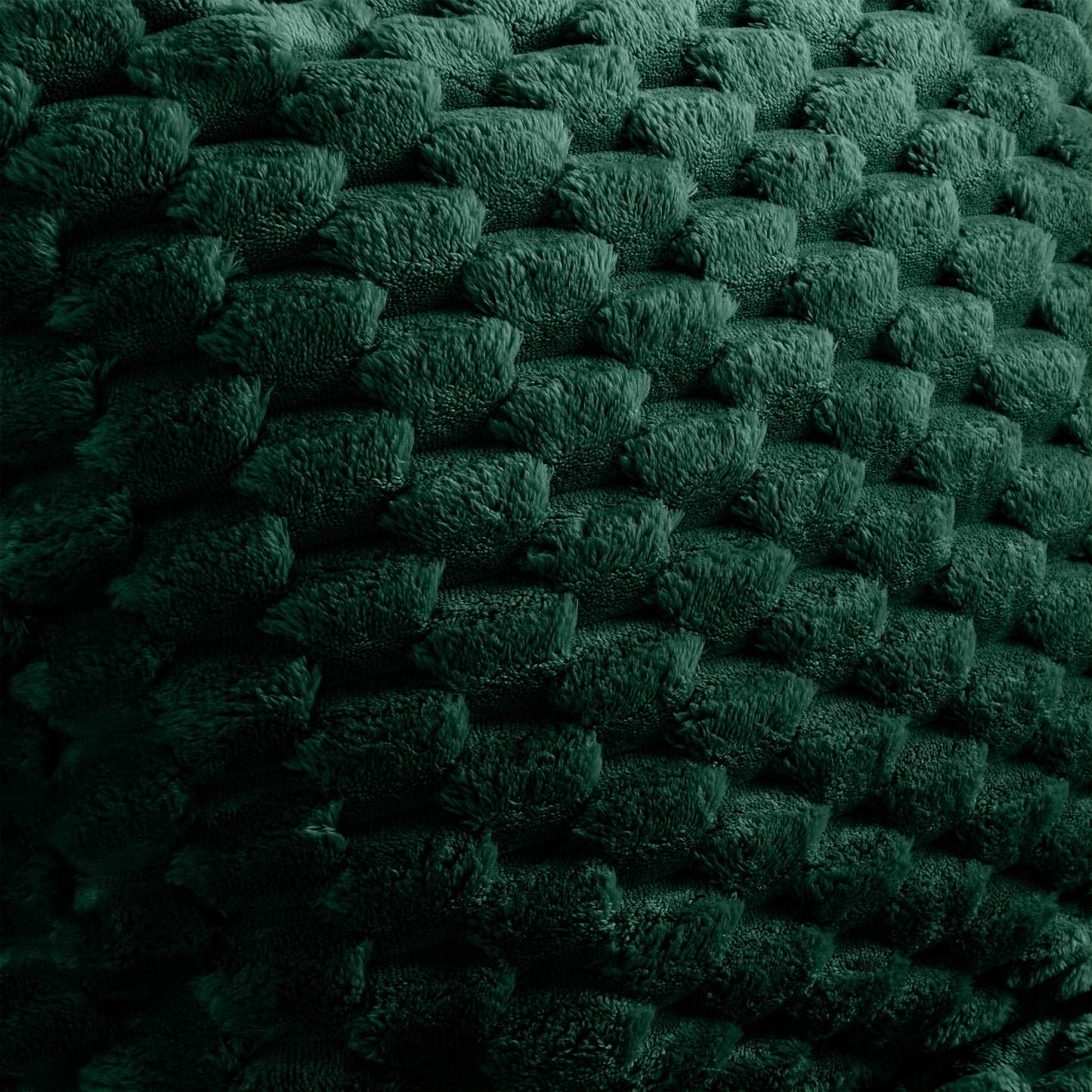 Flannelette Compression Sectional — 2/3/4-Seat — Green / 3-Seat